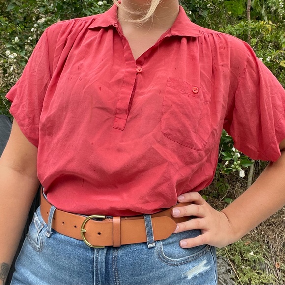 Vintage Tops - Vintage Silk Blouse